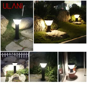 ULANI Современные уличные солнечные лампы для газона, светодиодные водонепроницаемые садовые светильники для внутреннего дворика для дома, виллы