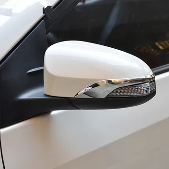 Для Toyota Camry 2012 2013 2014 2015 2016 2017 ABS Хромированные боковые двери, зеркало заднего вида, полоски, рамка, наклейка, автомобильные Аксессуары
