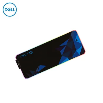 Игровой коврик для мыши Dell со светодиодной подсветкой RGB, управление одной клавишей, 7 цветов, игровые аксессуары USB, компьютерная клавиатура, ковер (780 x 300 x 3 мм)