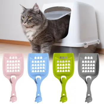 Лопатка для кошачьего туалета 2шт, полая конструкция, двойной подвесной крючок, эффективный инструмент для чистки кошек и собак