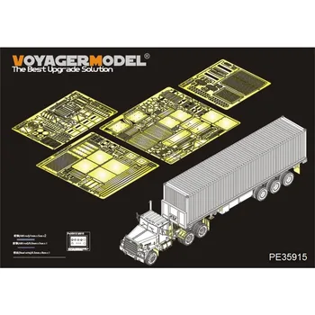 Модель Voyager PE35915 1/35 Современный американский трактор M915 /прицеп M872 Basic (для TRUMPETER 01015)